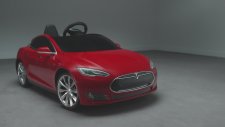 Tesla'nın Lithium-ion Batarya İle Çalışan Yeni Oyuncak Arabası