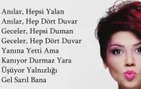 Aydilge- Gel Sarıl Bana Şarkı Sözü Lyrics