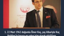 Koç Holding Yönetim Kurulu Başkanlığına Ömer Koç Getirildi (22 Şubat Pazartesi)