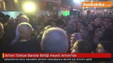 Artvin Türkiye Barolar Birliği Heyeti Artvin?de