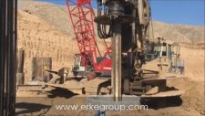 Erke Group Fuwa Quy120 Vinç Ve Soilmec R825 Fore Kazık Makinesi Hasankeyf