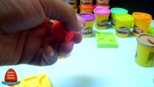 Sürpriz Yumurtalar - Play Doh Oyun Hamuru İle Meyveli Waffle Nasıl Yapılır | Play-Doh Waffle #001