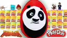Dev Sürpriz Yumurta Kung Fu Panda Oyun Hamuru Play Doh EvcilikTV