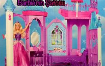 Barbie'nin Asansörlü Şatosu Ve Mobilyaları-Barbie Oyuncakları-Barbie Evi - Cerenle Cocuk Oyunlari