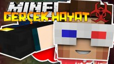 Minecraft'ta Gerçek Hayat! (Arkadaşlarımın Bacaklarını Kopardı) - Ahmet Aga