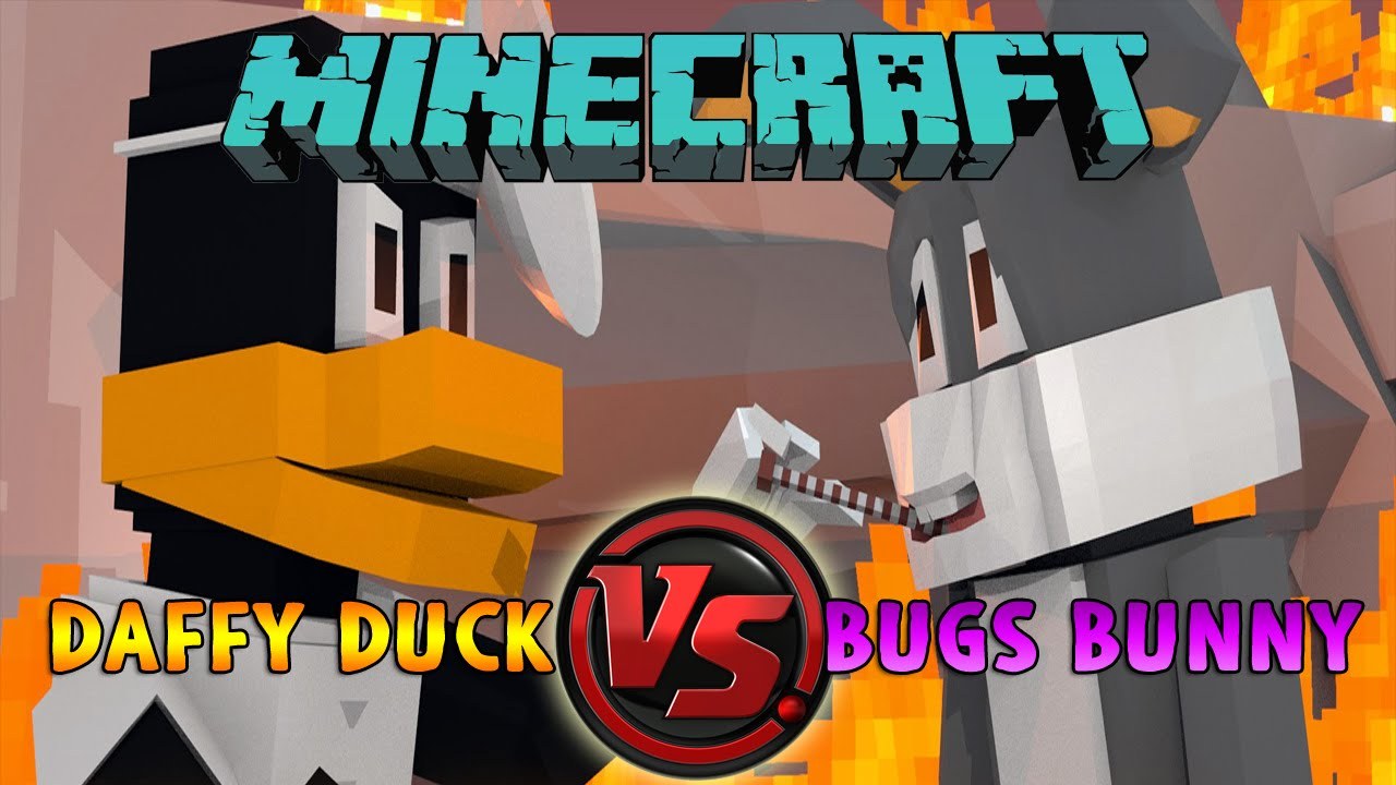 BUGS BUNNY vs DAFFY DUCK! - Minecraft TAVŞAN vs ÖRDEK ŞANS 