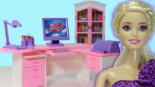 Barbie ve Ailesi Yeni Ofis Heyecanı | Barbie Oyunları | EvcilikTV