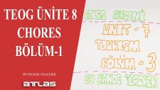 Chores Bölüm-1 Ünite 8 Teog 8.sınıf