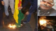Brüksel'deki PKK Çadırı Yakıldı!