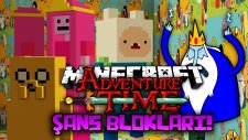 BUZ KRALI PRENSESİ KAÇIRDI! - Minecraft ADVENTURE TİME ŞANS BLOKLARI!