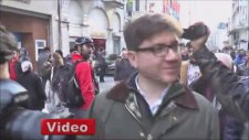 İstiklal Caddesi'nde Oktay Vural'a Tepki