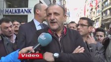 Oktay Vural'a İstiklal Caddesi'nde Tepki