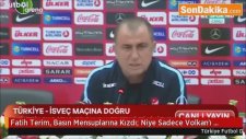 Fatih Terim Kızdıran Volkan Demirel Sorusu