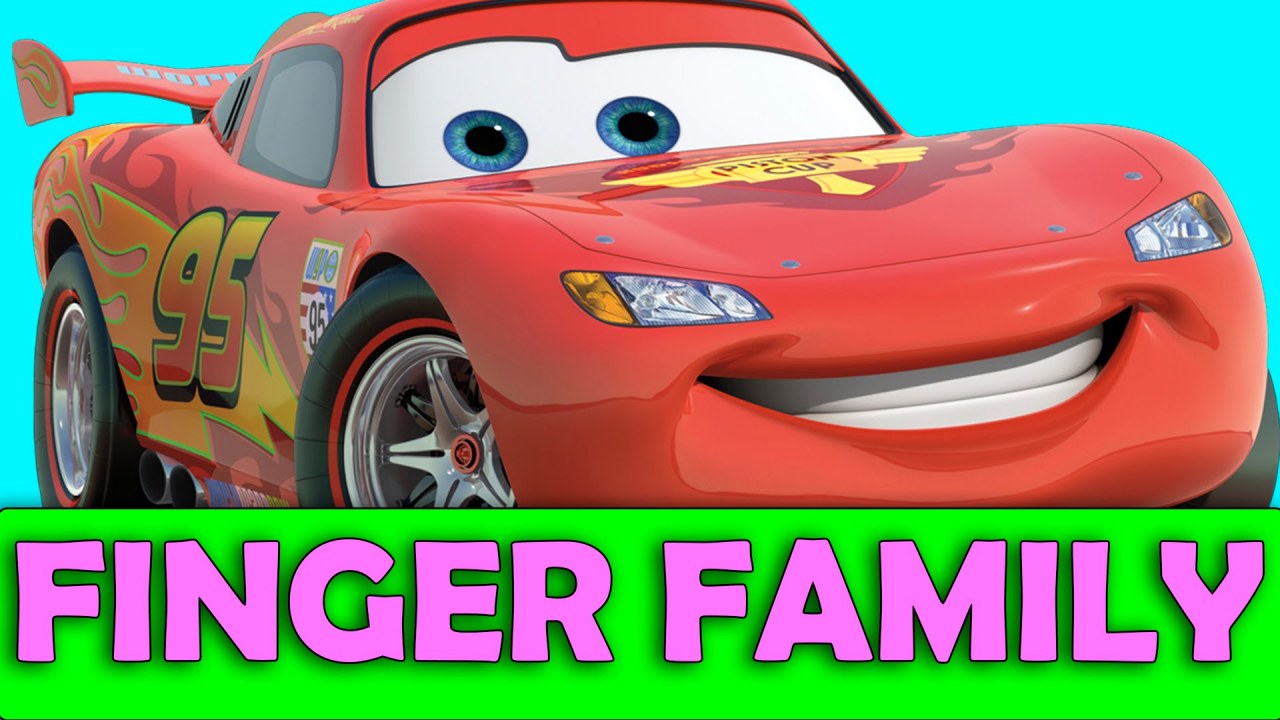 Cars Movie Cartoon New Finger Family Song Nursery Rhymes | İ