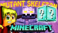 Türkçe Minecraft | Tto | Mutant İskelet Challange Oyunları - Mavi Şans Bloğu - Modlu Minigames