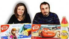 Çizgi Film Karakterlerinin Abur Cuburları | Cars Arabalar Minions Minyonlar Frozen Karlar ülkesi