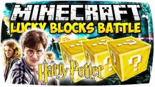 HARRY POTTER OLDUM! - Minecraft HARRY POTTER ŞANS BLOKLARI!