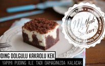 Puding Dolgulu Kakaolu Kek Tarifi - Mutfak Sırları -Gurme