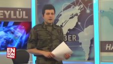 Polis Özel Harekat Üniformasıyla Haber Sunan Spiker