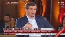 Başbakan Davutoğlu: Kimlik Bilgilerini CHP Sızdırdı