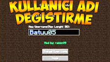 Minecraft Oyun İçinden İsim Değiştirmek! - Kullanıcı Adı Değiştirme Modu