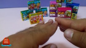 8 Tane Oyuncak Şeker ve Sakız içeren Sürpriz Oyuncak Kutusu Açıyorum | Sürpriz yumurta ve Oyuncaklar