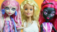 Barbie Monster High Acayipler ve Ever After High komşu kavgası 1. Bölüm | EvcilikTV