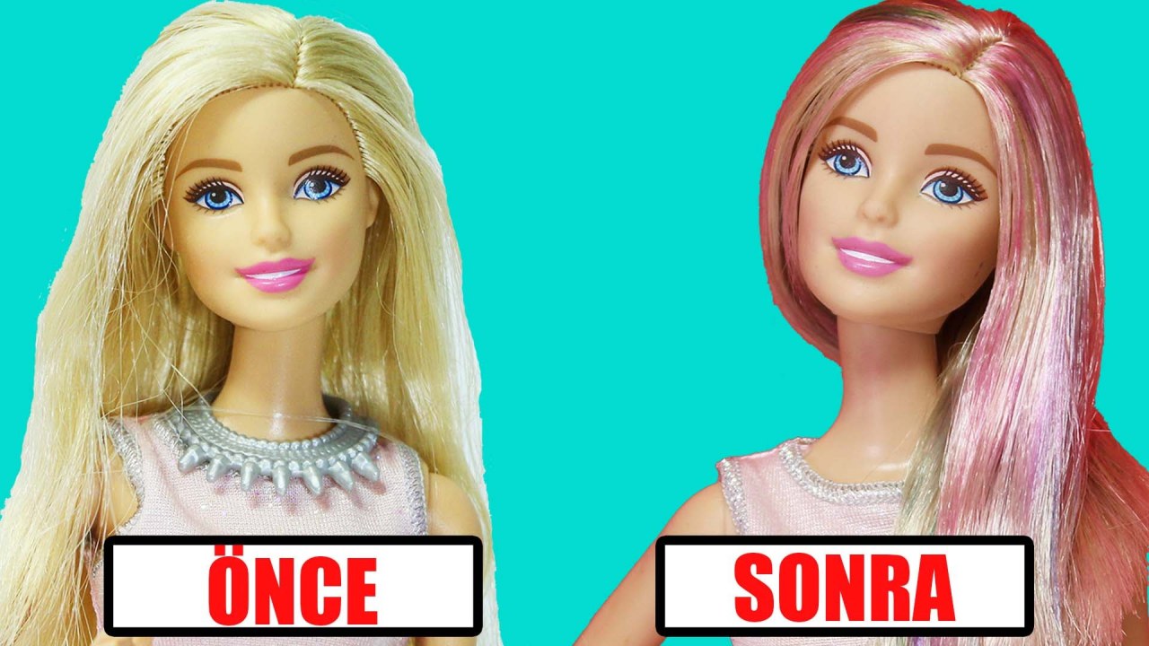 Barbie Sac Boyama Nasil Yapilir Sac Bakimi Evciliktv