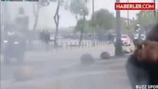 Cumhurbaşkanlığı Bisiklet Turu'ndaki Görüntü Sosyal Medyada Olay Oldu