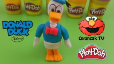 Donald Duck Play Doh Oyun Hamuru ile Yapımı