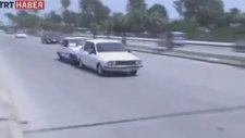 Adana Trafiğinde İlginç Görüntüler