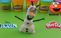Frozen Olaf Karakteri Play Doh Oyun Hamuru ile Yapımı
