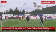 Veli Kavlak ile Cenk Tosun, Tekme Tokat Birbirine Girdi