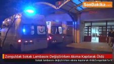 Zonguldak'ta Sokak Lambasını Değiştirirken Akıma Kapılarak Öldü