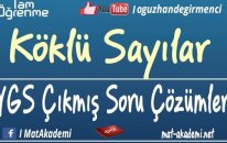 Köklü Sayılar Ygs Çıkmış Soru Çözümü