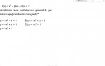 Parabollerin Tepe Noktalarının Geometrik Yerinin Bulunması