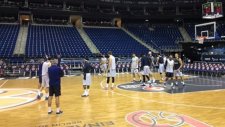 Fenerbahçe Ülker Son İdmanını Yaptı
