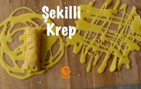 Şekilli Krep Tarifi - Hızlandırılmış Tarifler - Gurme Yemek Tarifleri