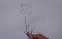 Nasıl Kedi Çizilir-Kolay Kedi Çizimi