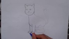 Nasıl Kedi Çizilir-Kolay Kedi Çizimi