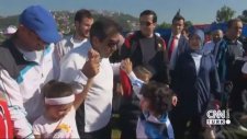 Halat Koptu Vali Yere Düştü