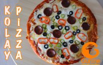 Kolay Pizza Tarifi - Hızlandırılmış Tarifler - Gurme Yemek Tarifleri