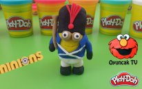 Minyonlar Napolyon Karakteri Play-Doh Oyun Hamuru ile Yapımı