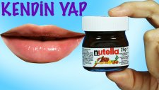 Nutella Lip Balm Yapımı | Dudak Koruyucu Nasıl Yapılır | EvcilikTV