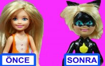 Barbie Chelsea'den Kara Kedi Yapımı | Nasıl Yapılır | EvcilikTV