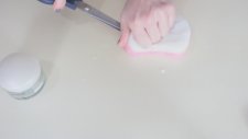 Süngerli Aseton Yapımı - Glitter | DIY | Merve SEVİL
