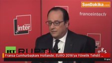 Fransa Cumhurbaşkanı Hollande: Euro 2016'ya Yönelik Tehdit Mevcut