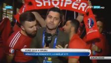 Arnavutluk Taraftarının Trt Muhabirini Trollemesi