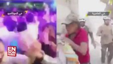 SURİYEDE İKİ FARKLI YAŞAM BİR YANDA İNSANLAR ÖLDÜRÜLÜRKEN DİĞER YANDA VUR PATLASIN ÇAL OYNASIN