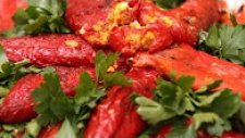 Nursel İle Ramazan Sofrası - Peynirli Kırmızı Biber Dolması Tarifi